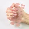 16 Piezas/Hoja Uñas Color Sólido Simple Ultradelgadas Impermeables Pegatinas para Uñas Firmes No Fáciles de Caer Larga Duración Extensión Arte de Uñas