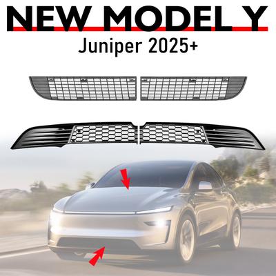 Pro Model Y 2025 2026 Juniper Spodní nárazník Síťka proti hmyzu Prachotěsný Vnitřní kryt mřížky ventilace Přední kryt proti hmyzu