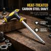Ball End Tip Hex Key Wrench Magnetic Tip Allen Wrench Durable T Handle Wrench  Bike Maintenance