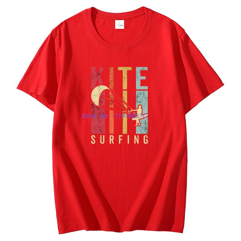 Kiteboarding Kitesurfing Fashion Graphic T Shirts Cotton Short Sleeve Tshirts Fashion New Shirts And Tshirts Unisex T Shirt