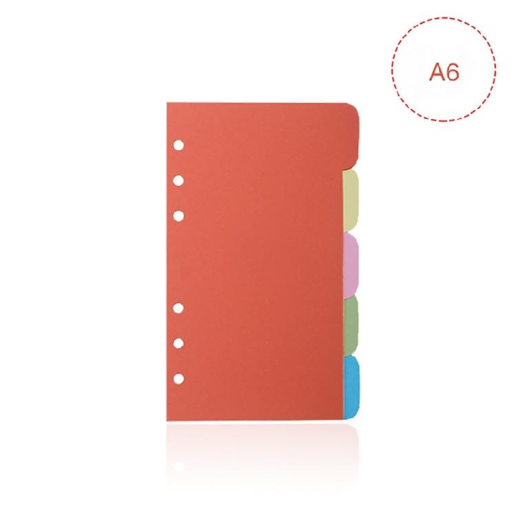 10Pcs A 5 A 6 B5 Binders Index Dividers Binders Dividers Binders Index Dividers for Travel Diary Journal