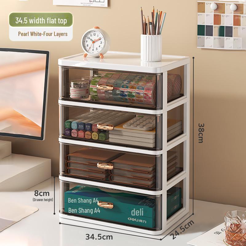 Plastic Drawer Desktop Organizer for Stationery and Cosmetics