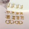 European & American Style 2-5mm Stud Earrings Set - Popular Bestseller