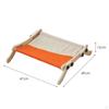Cat Window Perch Hammock Durable with Wood Frame Space Saving Bed Lounge for Kitten
