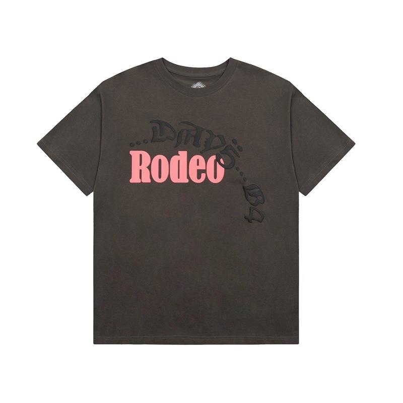 Foreign Trade Meichao Sp5der555555 Spider Web Printing Summer Loose Trend Men's and Women's Couples Short Sleeve T-Shirt Summer