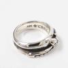 Excellent CHROME HEARTS Ring Half Classic Dagger Ring Silver SV925 Women Used