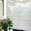 Horizontal Stripe Office Bathroom Decorative Film Electrostatic Adhesive-free Glass Decorative Window Film Wall Sticker