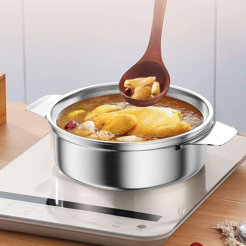 Glass Lid Stewing Soup Pot with Egg Steamer Egg Cooker Kitchen Cookware Steamed Stew Pot Porridge