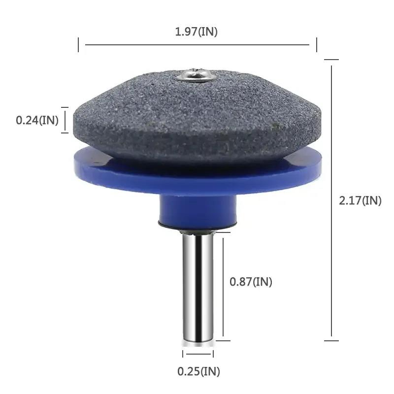 Electric Lawn Mower Sharpener Wear-Resistant Grinding Head Whetstone Sander for Home Garden Tool Maintenance