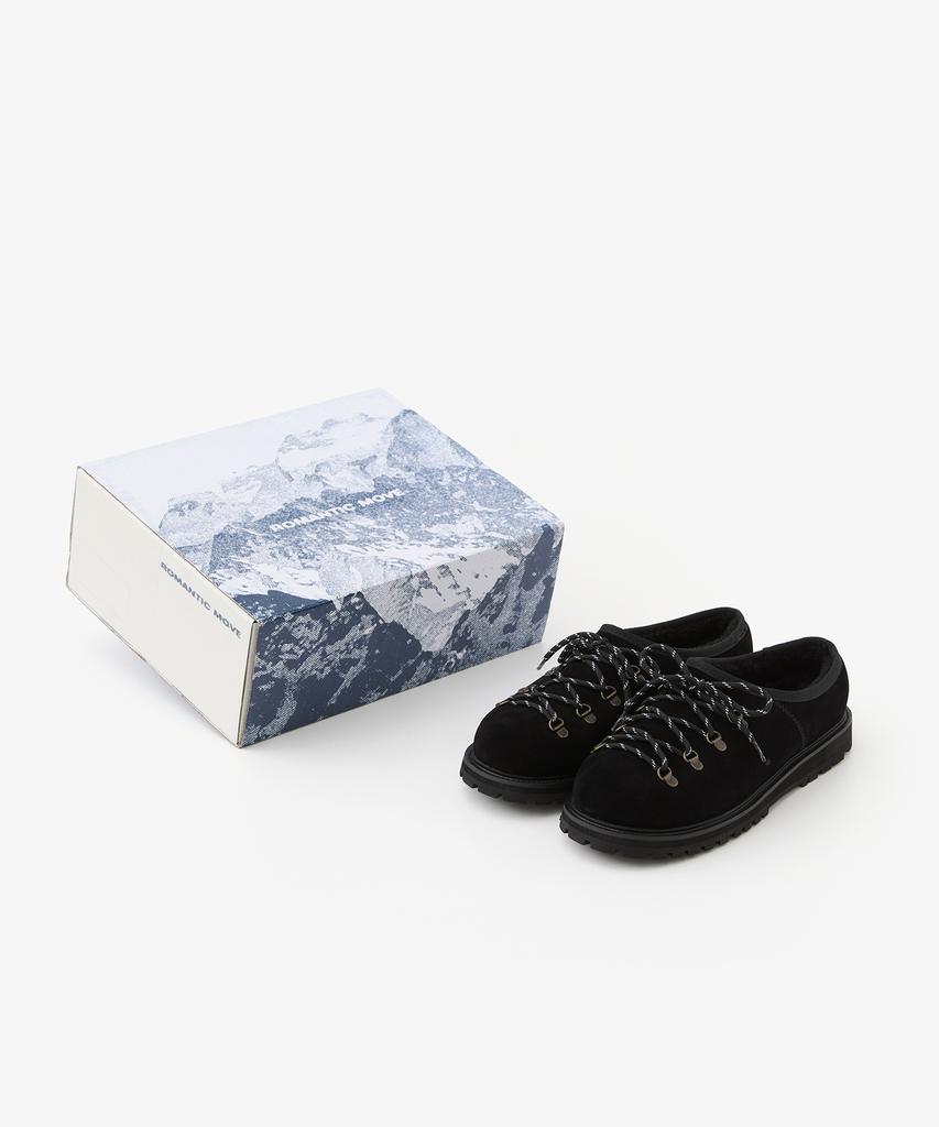 Romantic Move Mountain Winter Clogs R25U100 (Black Suede)
