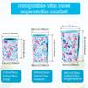 2PCS Neoprene Heat Resistant 4mm Thick Insulated Reusable Hot Coffee Cup Sleeves for Hot Coffee and Tea 16oz-32oz Cups
