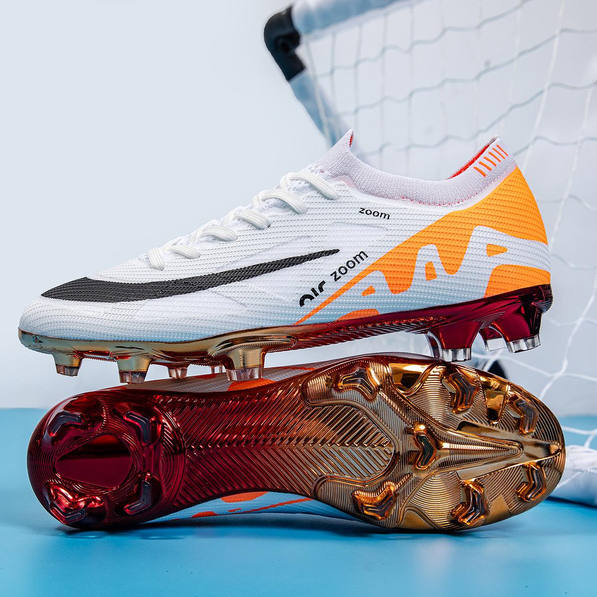 

Foreign trade popular football shoes men s AG long broken nails women s adult SOCCER SHOES non-slip student training football shoes 45