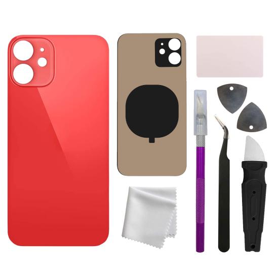 Professional Back Glass Back Cover Replacement Housing Battery with Pre-installed Adhesive Tools