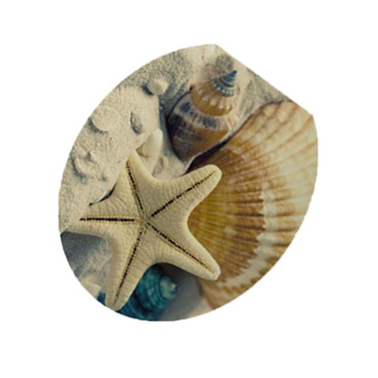 

Океанский пляж Морская звезда наклейка на унитаз Съемная самоклеящаяся водостойкая ПВХ стена для гостиной C