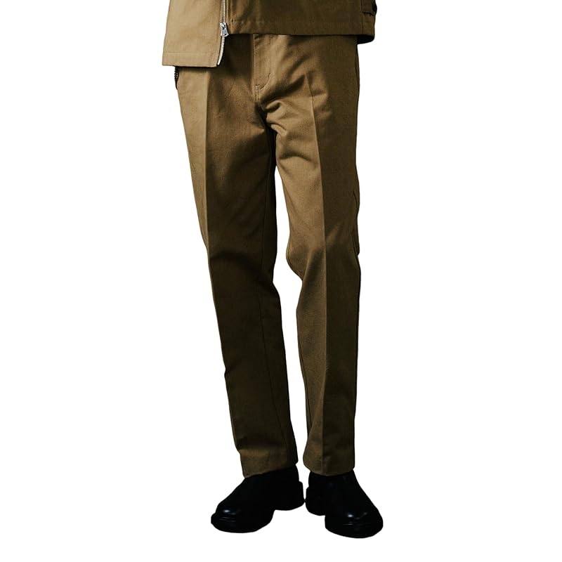 

[Climy] chino slacks pants men s fashion beige XXL (US=XL) BEIGE