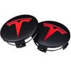 Bilklistremerke 2025 Ny Tesla 4 stk/sett 56 mm Tesla Model 3 Model Y Originale Deksel Navkapsler Senterkopper for Tesla Model Y X S