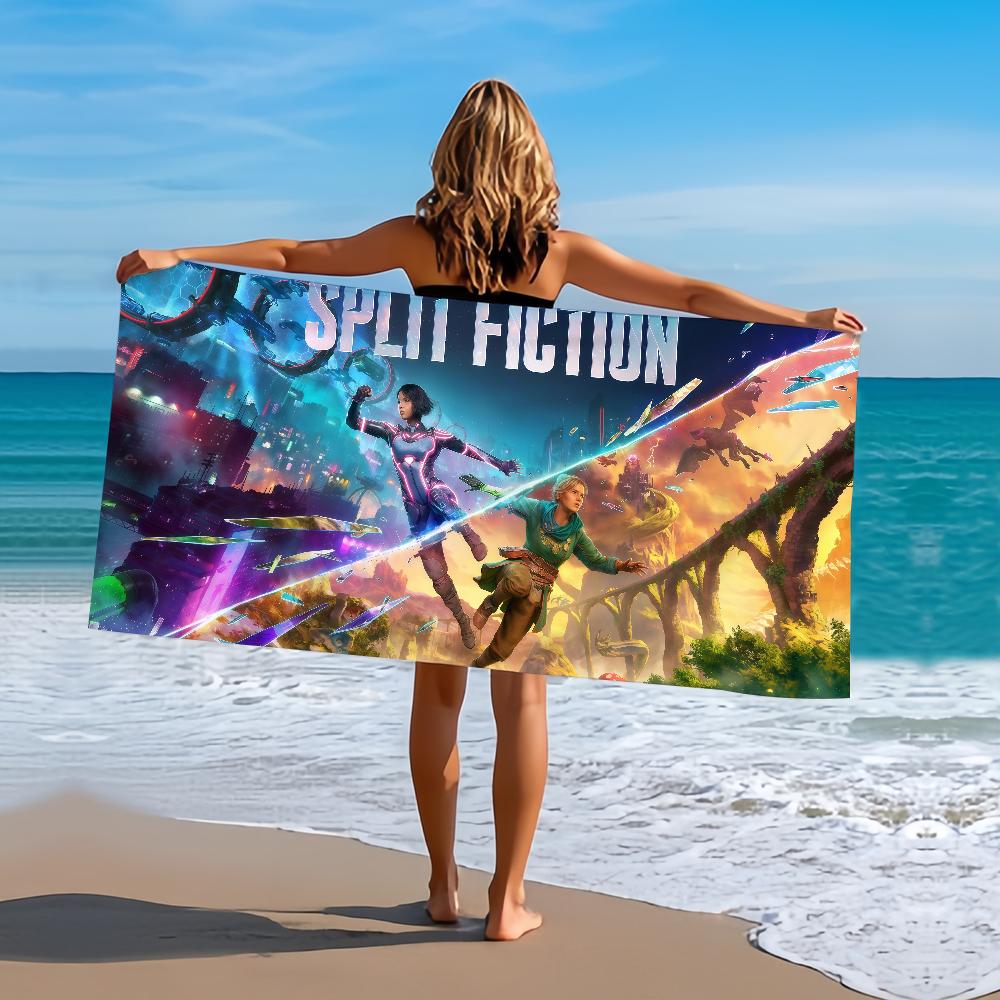 Towel Beach Split Bath Fiction Quick-Drying Lightweight Portable Sauna Camping Swim Pool Game Travel