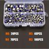 230pcs Steel Locknut Kit: Metric Nylon Insert Locknuts (M3-M12), Fully Threaded, for Bolts In Various Environments.