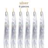 48 Inch Synthetic Hair Tinsel Kit With Tool 1200 strands Tinsel Hair Extensions 12 Colors Fairy Hair Tinsel Sparkling Shiny Hair