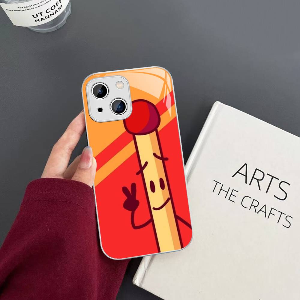 Bfdi Battle For Dream Island Tempered Glass For Iphone 14 13 12 11 Pro Mini XS MAX 14Plus X XS XR Cover