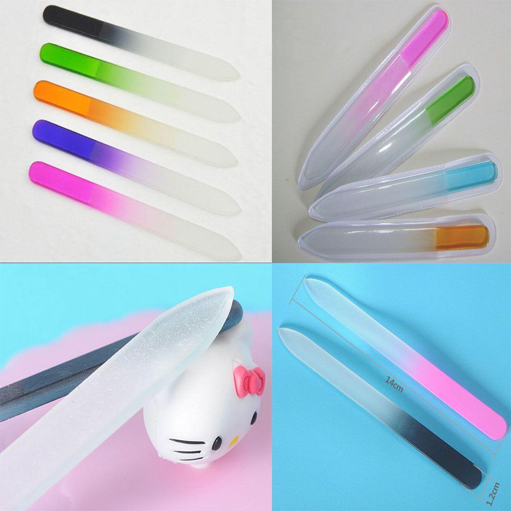 Sale Durable Pro Tool Manicure Device Buffer Nail Art Files Crystal Glass File