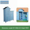 Outdoor Anti-Corrosion Sunscreen Storage Cabinet for Garden and Courtyard