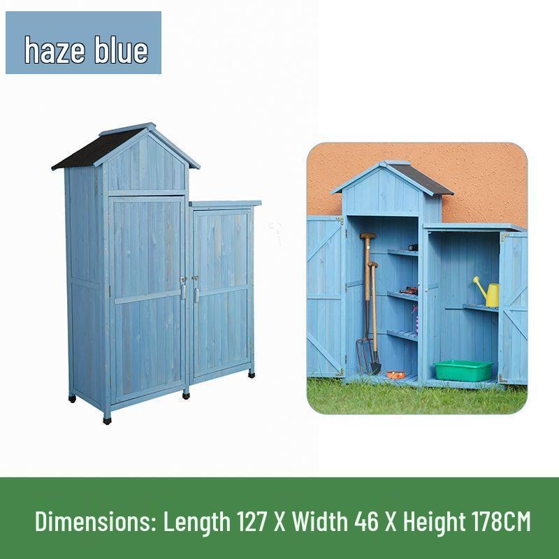 Outdoor Anti-Corrosion Sunscreen Storage Cabinet for Garden and Courtyard