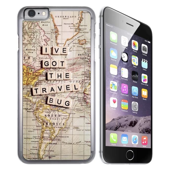 Coque iPhone 8 Travel Bug