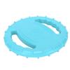 Dog Flying Disc Toy Flexible TPR Squeaky Stress Relief 2 Sides Hollow Design Pet Training Flying Disc for Large Dogs