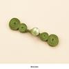 Hengmeihe Hand-Woven Cheongsam Jade Bead Gourd Buttons - Vintage Tang Suit Decorative Accessories