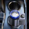 12V Car Heating Cooling Cup Mug 2In1 Smart Type - Mini Display Screen, Car Cup Holder Size, Dual-Use for Car/Home Drink Keeping