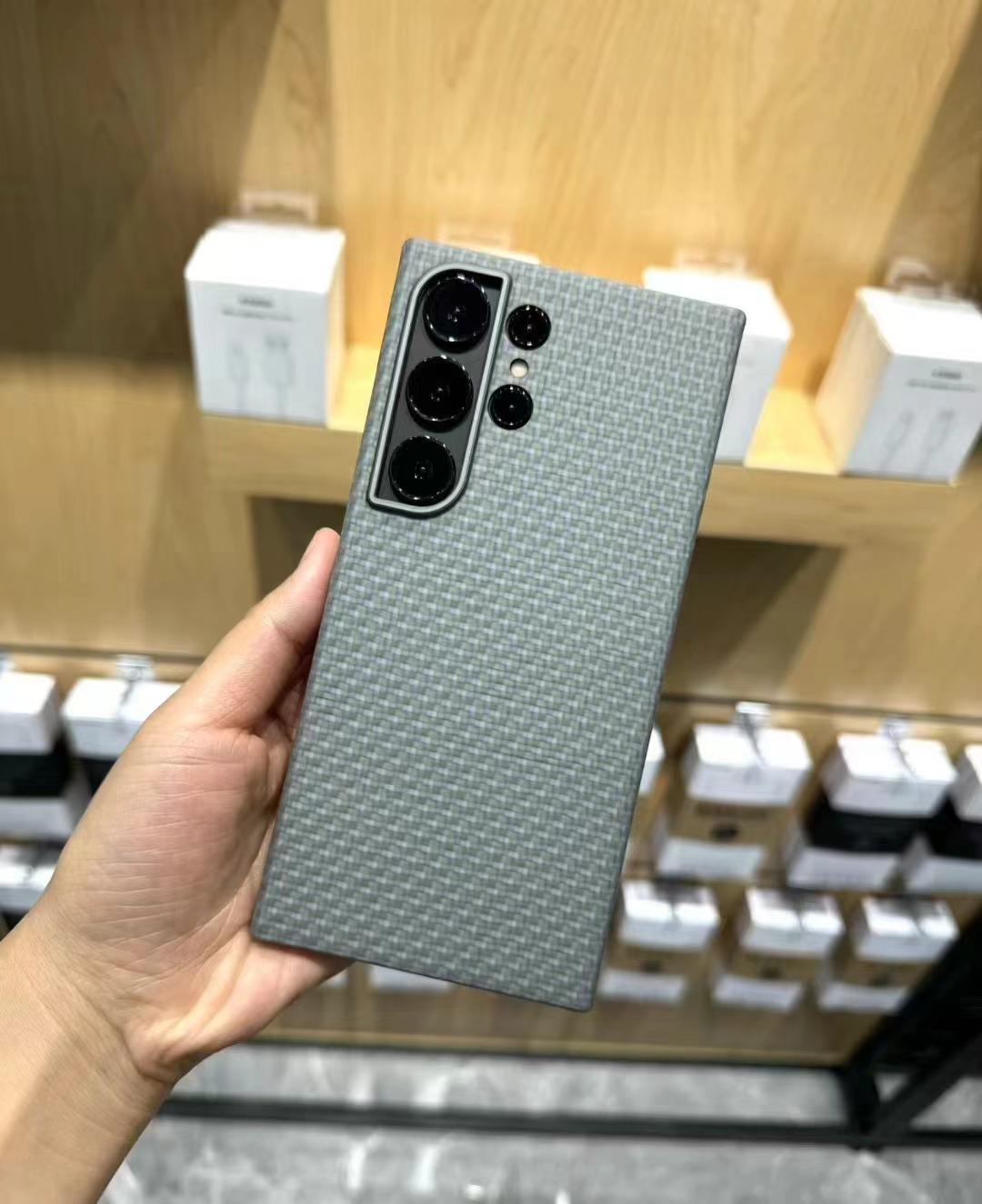 

Чохол для телефону KZDOO з кевлару та вуглецевого волокна для Samsung S25 Ultra/S24 Plus S24 Ultra
