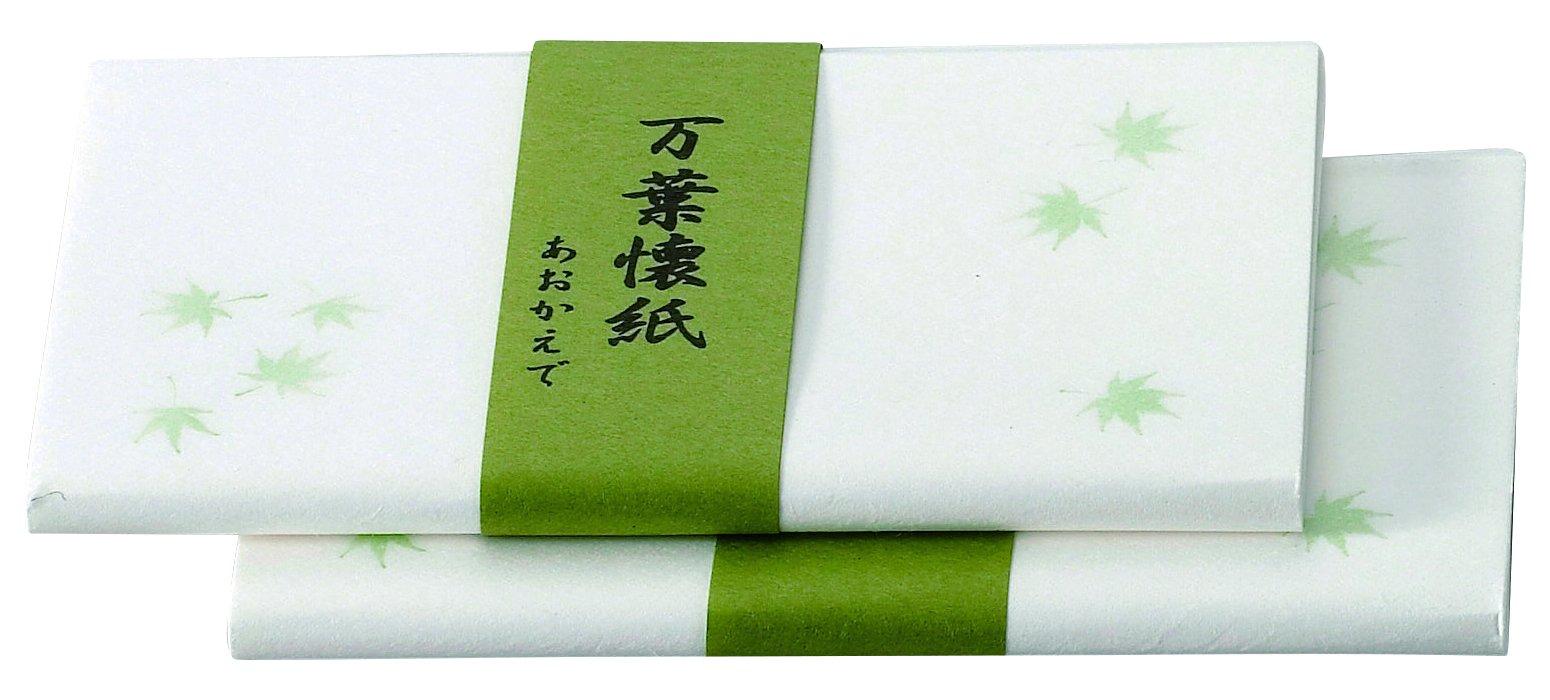 Kokoro Kaishi Honpo White Kaishi Manyo Kaishi Blue Maple (Kokorokaishihompo) (Paperback) Women s Size 14.5x17.5cm (1 Sheet) (Paperback) (2 Sheets) белый