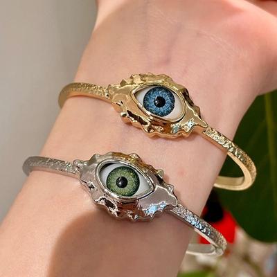 Übertriebenes Retro Dämonenauge Metallarmband - Modischer Handschmuck für Frauen