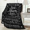 Blanket Flannel Cover Blanket Gift Blanket for Mom and Grandmother Birthday Christmas and New Year Gifts