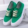 Canvas shoes female student casual baseplate shoes female student lace-up platform shoes