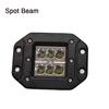 18W Square Dual-Row LED Work Light for Off-Road Vehicles