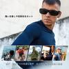 Sports Sunglasses for Polarized Rectangular Full UV400 Designed for Driving Outdoor Includes Carrying Case 5 [Br'Guras] Men High-Shade Lenses, Frame,