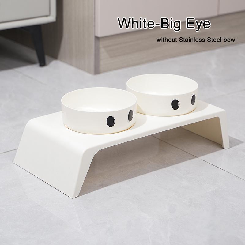 2026 Elevated Pet Dog Feeder Bowls Raised Stand with Double Stainless Steel Food Water Bowls for Small Medium Large Dogs Cats