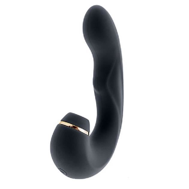 Vibromasseur - CONDOMSCO - Multifonctions - Silicone Noir - Flexible - Vibrant