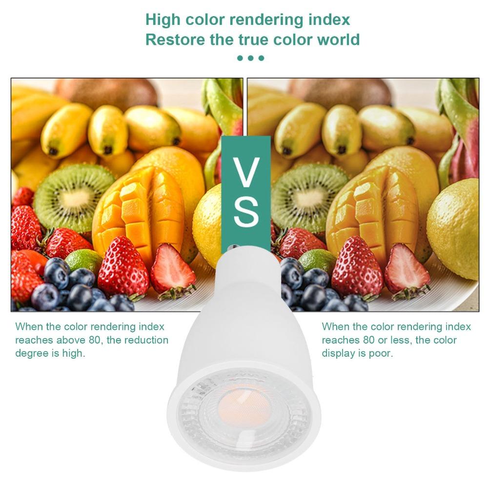 2 Pack GU10 LED Bulbs 1650lm Embedded LED Spot Light Bulbs LED Spotlight Bulbs  Kitchens