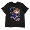Kanye West Dropout Bear New York Giants Vintage Graduation T-Shirt Luxury T-shirt for a Boy Street Wear Men's T-shirt