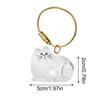 Cat Hair Storage Pendant Pet Memorial Keepsake Lightweight Cat Hair Storage Keychain Pendant Charm for Wallet Purse Backpack Bag