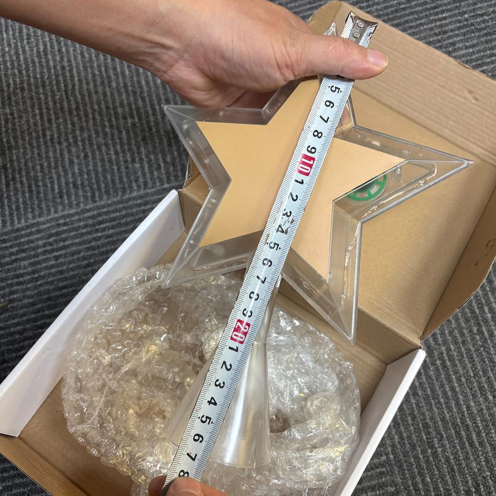 Christmas Tree Topper Star with LED Lights Christmas Tree Ornament Christmas Tree Top Star Decoration for Christmas Tree Decor