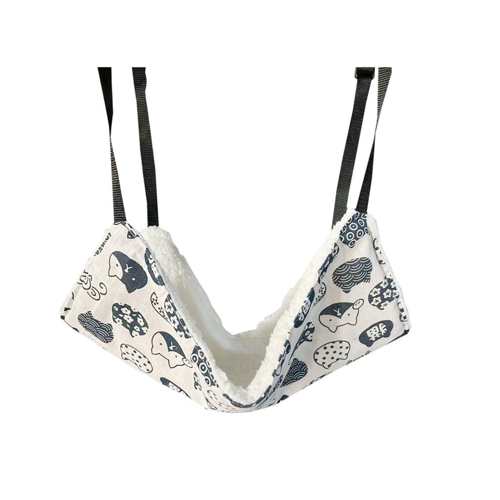 Cat Hammock for Pet Cage Durable Hanging Bed High Density Breathable Cat Rest Pad for Small Medium Cats Winter Warmer