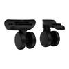 2pcs Suitcase Double Row Wheels Black Luggage Mute Shock Absorbing Swivel Casters for Replacement