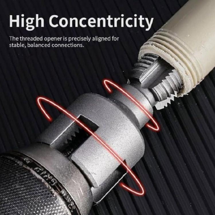 Carbon Steel Materials Water Pipe Threader Tapping Tool Threading Accessories Easy Installation Thread Cutting Tool