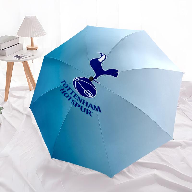 1pc T-Tottenham Hotspur Umbrella, Sun Protection, And UV Shielding. It Has Eight Sturdy Ribs for Outdoor Use And Perfect As a Holiday Gift
