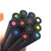 12 unidades/conjunto lápis de cor valorizada adorável lápis de madeira preto escolar Kawaii