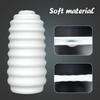 Soft Silicone Manual Male Masturbator Open-Ended Pocket Pussy Blowjob Glans Trainer Ejaculation Delay Simulation Sex Toy for Men